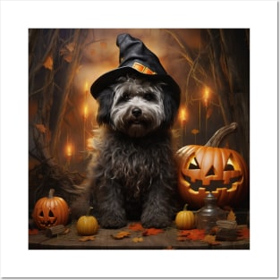 Puli Dog Halloween Posters and Art